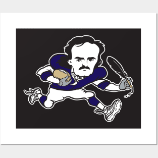 Edgar Allan Poe Baltimore Ravens Football Posters and Art